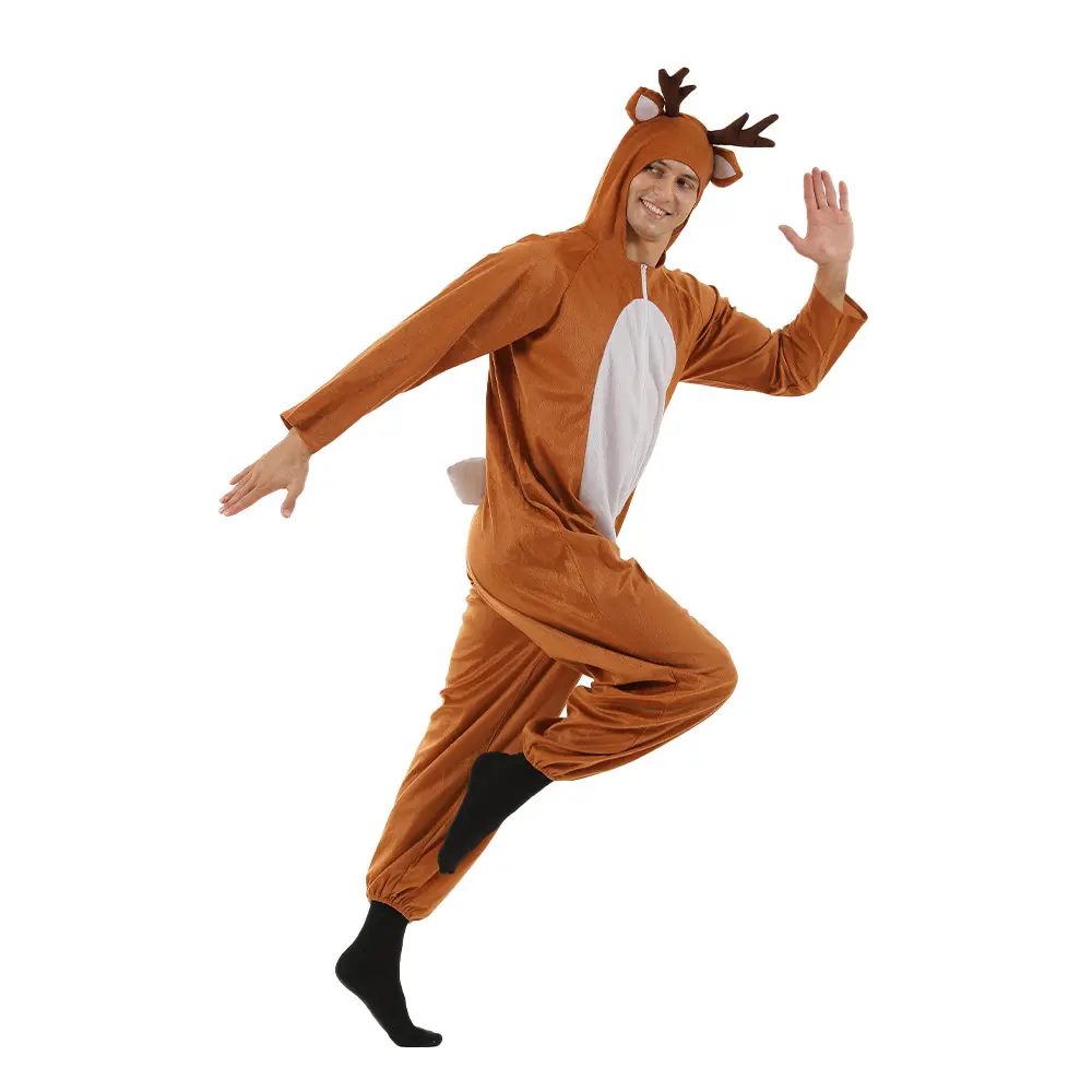 Christmas Elk One-piece Suit 